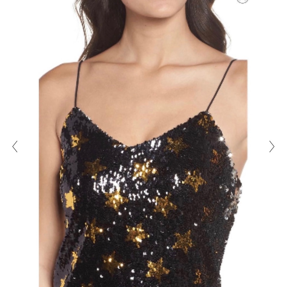 Sam Edelman Black/Gold/ Silver Dress